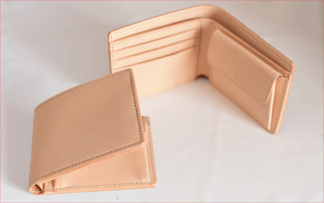 シンプルな二つ折り財布の型紙 | レザークラフト入門講座